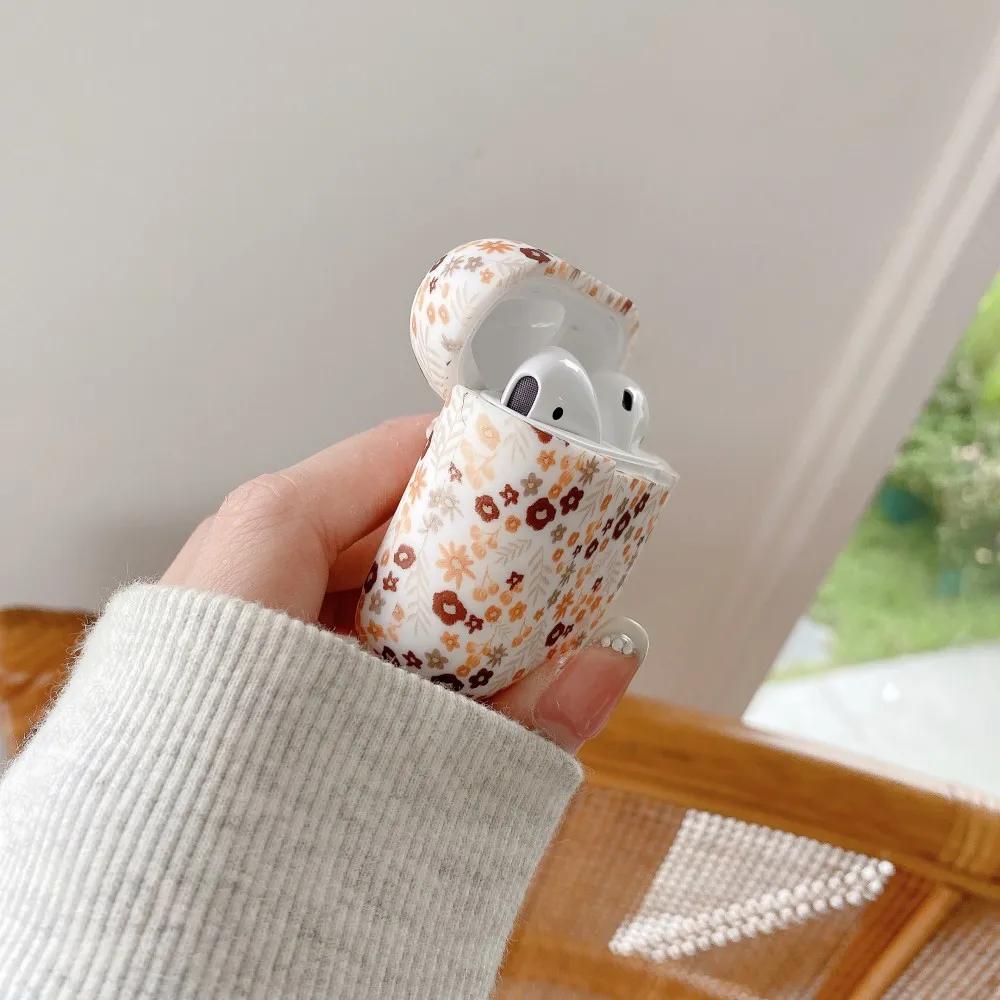 Silicone Case For Apple AirPods Pro Pro2 2nd Case Floral Bluetooth Wireless Earphone Sleeve For AirPods 4 3 1 2 Cover Accessorie