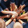 500 Stück Fußball-Aufkleber 1 Zoll Selbstklebend Sportball-Aufkleber Etiketten Rolle Für Sportparty-Zubehör Teamgeschenk Geburtstagsparty