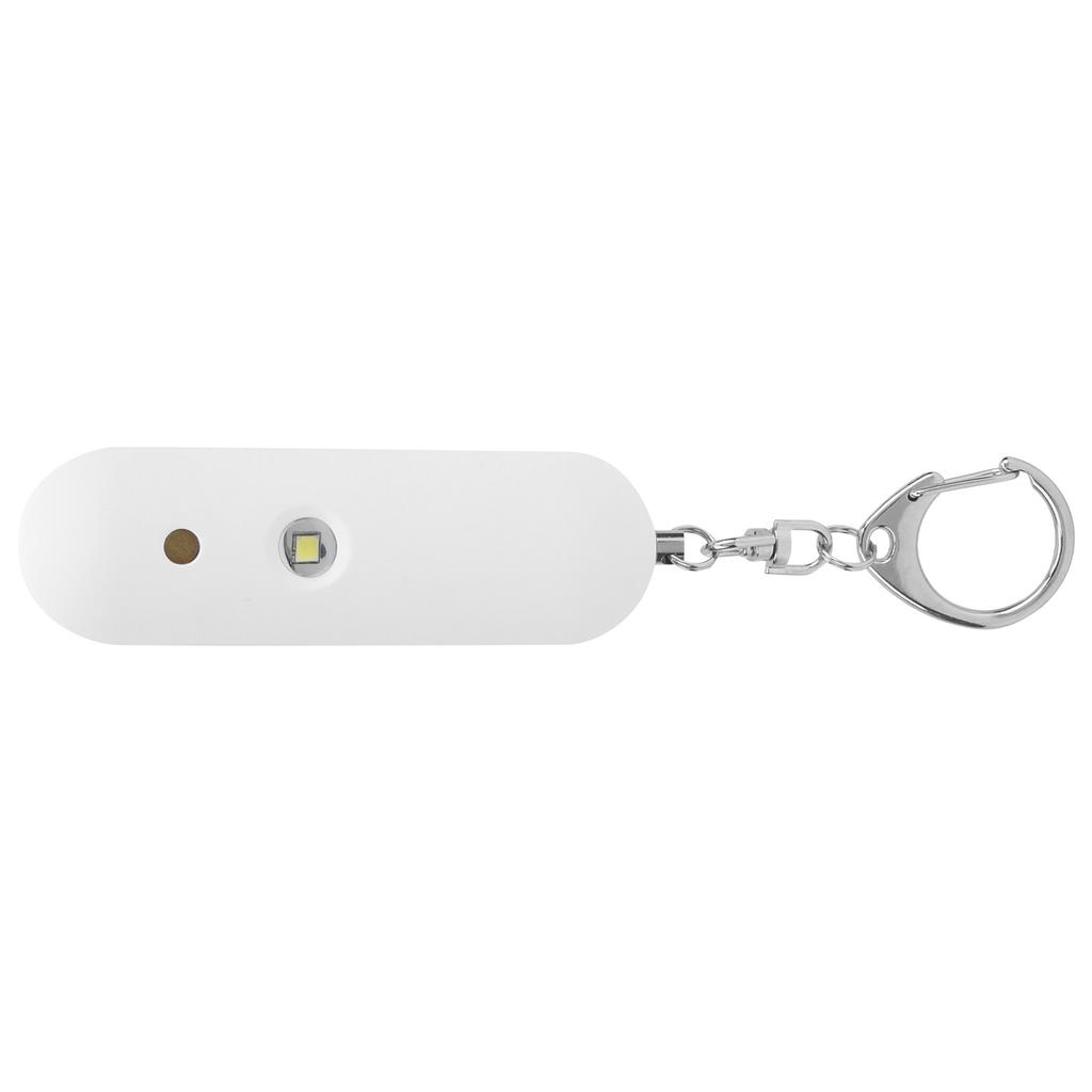 Dual Speaker Safety Alarm IP56 Waterproof Self Defense Alarm Keychain with LED Light