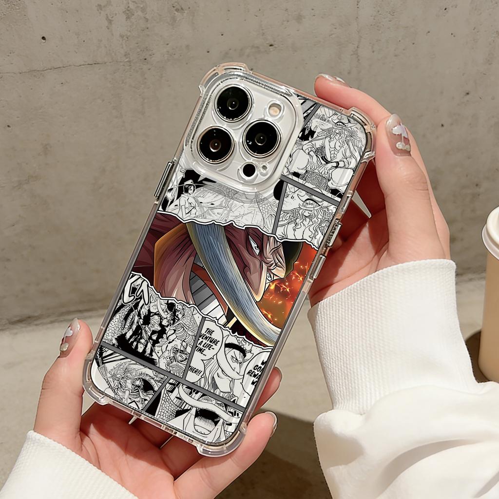 Anime Luffys Zoros Phone Case For Samsung Galaxy S26 S25 S24 S23 S22 S21 S20 Edge FE Ultra Plus 4G 5G Anti Fall Clear TPU