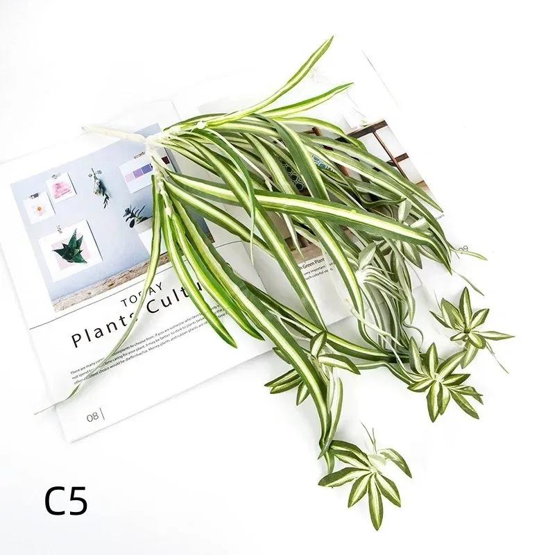 Artificial Plant Desktop Decoration Fake Green Plant Accessories Plastic Flowers Outdoor Decoration Wedding Venue Layout