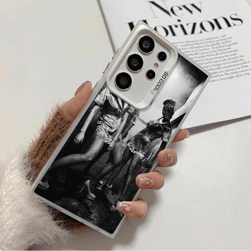 Silent Hill Horror Theme Soft Phone Case for Samsung Galaxy S24 S25 FE S26 Edge S23 Ultra S22 Plus S21 + Shockproof Cover Back S Samsung S25 FE