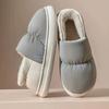 Down Cotton Slippers Autumn and Winter Bag Heel Non-slip Indoor Home Home Thickened Warm Couple Cotton Shoes