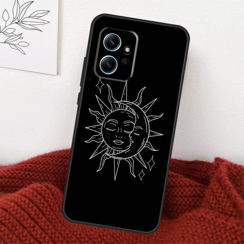 

Эстетичный чехол Солнце Луна Для Xiaomi Redmi Note 14 10 11 12 13 15 Pro Plus Чехол Для Redmi 15 15C 13C 12C 10C 14C Redmi Note 12 4G