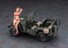 Hasegawa Car Model Series Ton 4x4 Truck Girls Figure Body Plastic Model SP449 1/24 1/4 w/Blonde (1 Included)