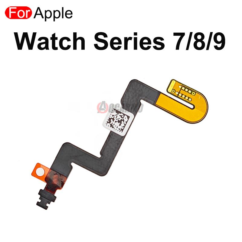 Aocarmo Pour Apple Watch Series 7 8 9 S7 S8 S9 41mm Connecteur de Connexion de Batterie Câble Flexible Pièces de Rechange