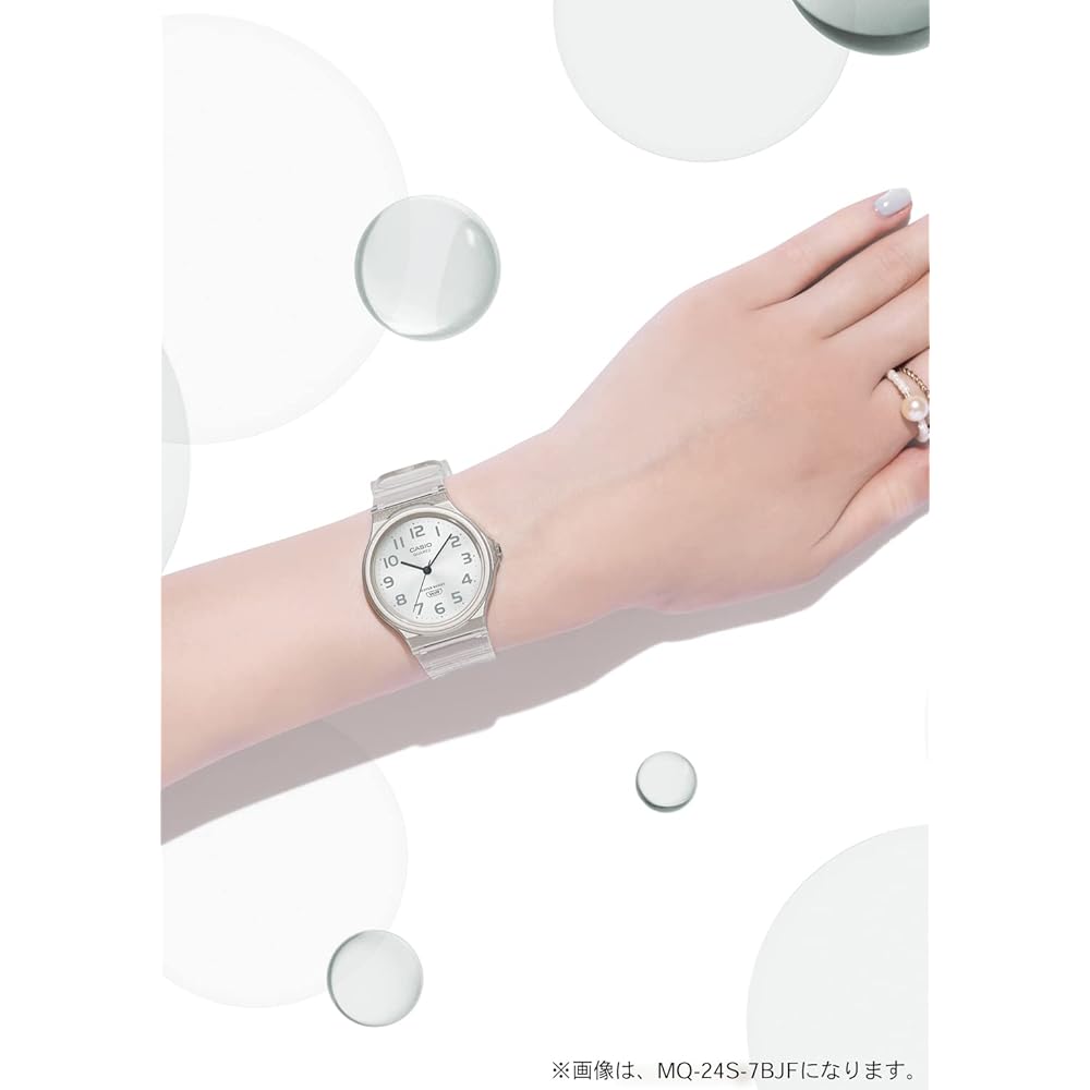 Casio MQ-24S-2BJF Unisex Clear Blue Watch, Casio Collection [Official Japanese Product]