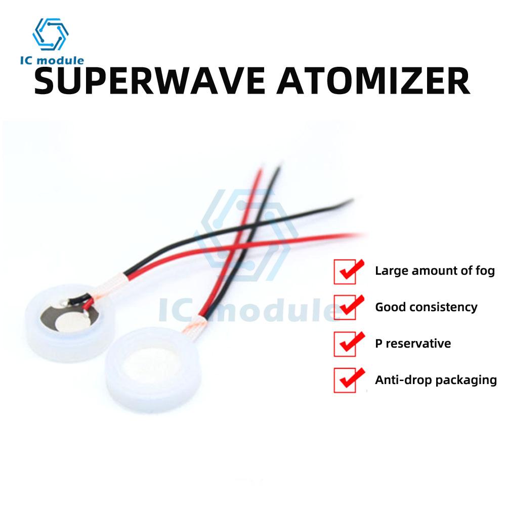 24V 16mm 20mm 2.4mhz Ultrasonic Atomizer Sheet Humidifier Sheet Ceramic Spray Sheet