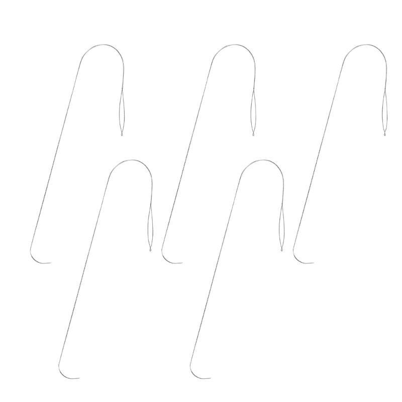 5pcs Upgrade Big Eye Curved Beading Needle for Bead Spinner Waist Beads Needle Jewelry Crafting Projects Accessories 1