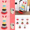 Bunny Balancing Wooden Children Toy Early Education Cognitive Skills Enhancement