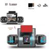 4-Channel Dash Cam, Front, Rear & Inside, 1080P Car Camera, Night Vision, G-Sensor, Driving Video Recorder