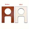 1pc 5m U-Shape Edge Banding Furniture Edge Strip Self Adhesive Edging Trim Edge Protector for Countertop Table Cabinets Shelve