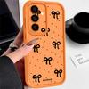 Black Bowknot Print TPU Soft Case For iPhone 16 Pro Max 15 Pro 14 13 12 11 17 Pro Max Lens Protection Shockproof Matte Phone Cover