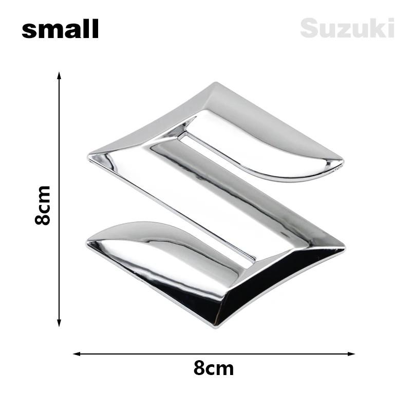 

ABS S Logo Car Styling Cover Front Grille Badge Rear Trunk Emblem Decal For Suzuki Grand Swift Jimny Vitara Baleno SX4 Accessory
