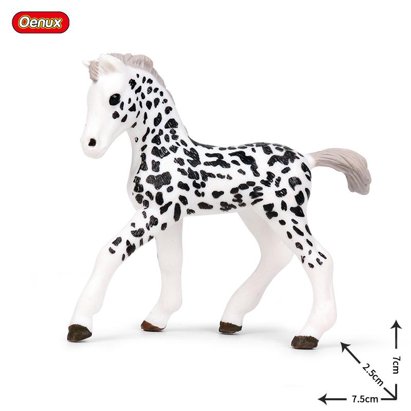 Oenux Farm Animals Simulation Cute Model Action Figure Alpaca Cow Horse Figurines Sheep Goat Miniature Educational Toy For Kid