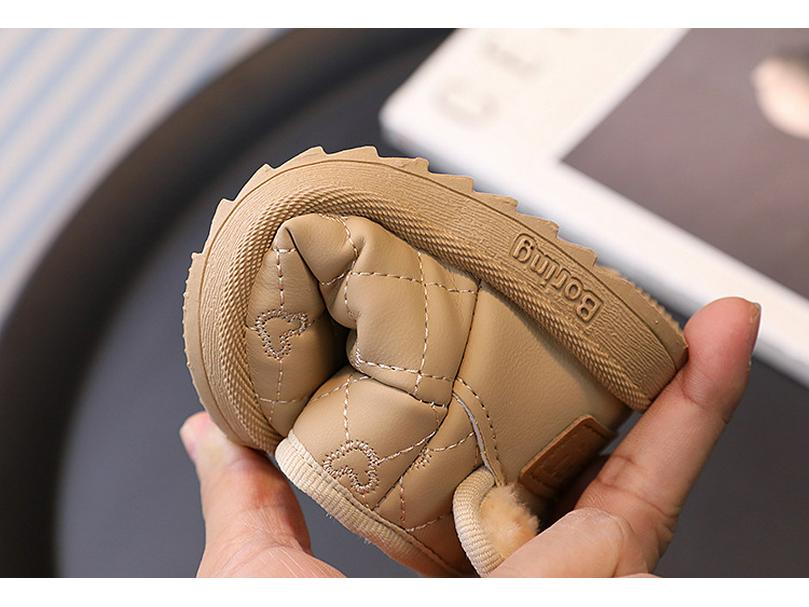 Infant Winter Snow Boots: Thick Cotton Velvet, Ages 1-3, Toddler Walking Shoes for Boys & Girls