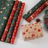 10pcsChristmas Gift Wrapping Paper Multi-purpose Portability Gift Packaging Papers Party Wedding Gift Wrapping Decoration Papers