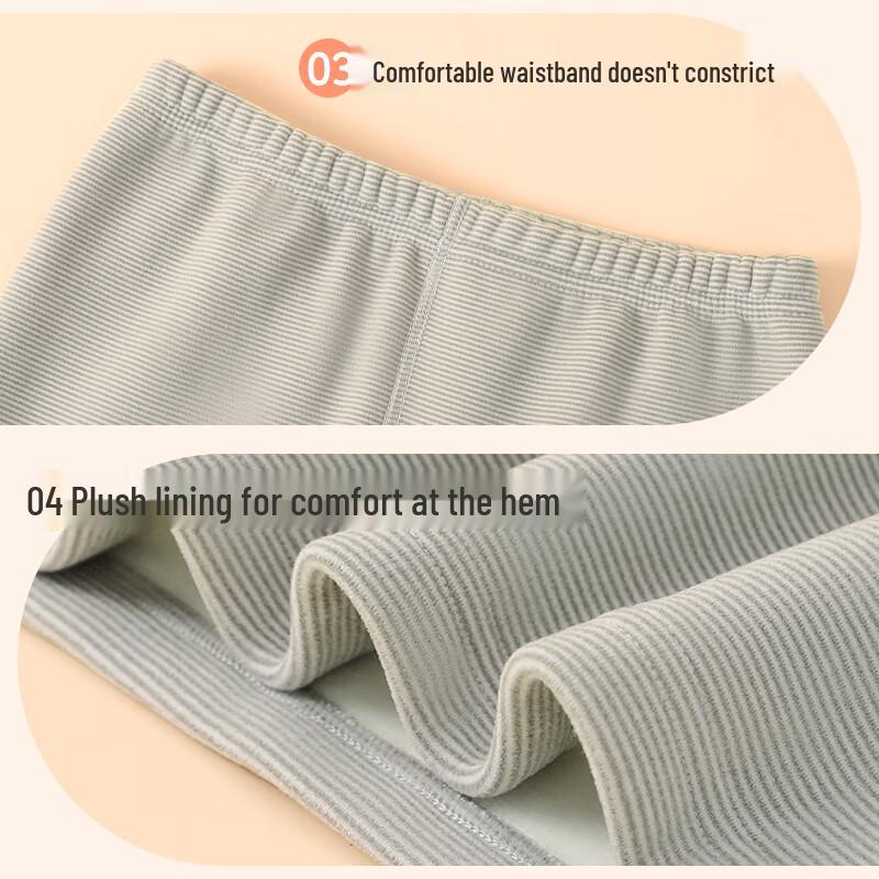 Hodo Kids' Thermal Fleece-Lined Underwear Set for Boys