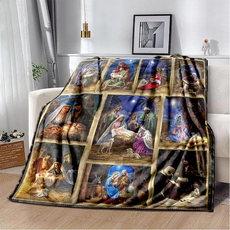 

Jesus Christ Blanket Church Mary Christian Religious Blanket For Gift All Seasons