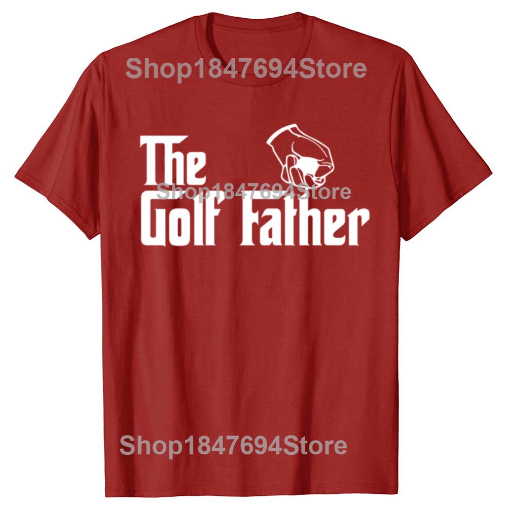 Funny The Golf Father T Shirts Summer Style Graphic Cotton Streetwear Short Sleeve Disc Golfing Gifts T-shirt Mens Clothes