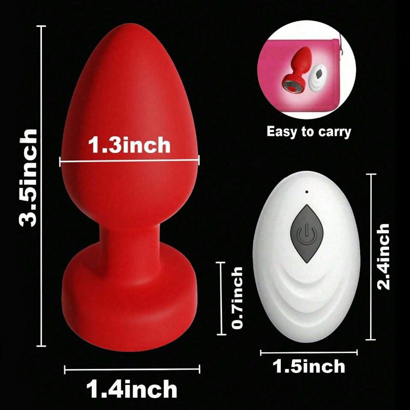 Wireless Remote Prostate Massager Vibrator Anal Plug Silicone Butt Stimulator Women Men Couples Adult Sex Toys