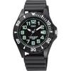 [Citizen Q Q] A22a 001vk C Q Analog watCh  10 Year Battery Life  10 Atm  Waterproof  Urethane Band  Men S  blaCk