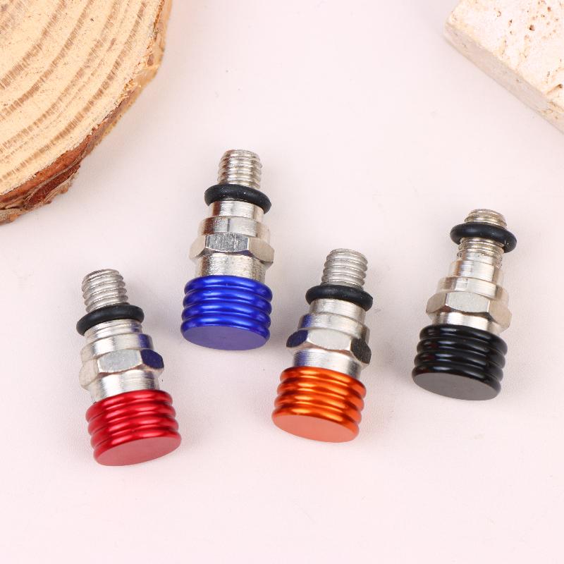 2Pcs M5 Fork Air Bleeder Relief Valve For Cr125 Cr150 Cr250 Cr500 Crf230F Crf250R Crf250X Crf450R Crf450X Dirt Pit Bike