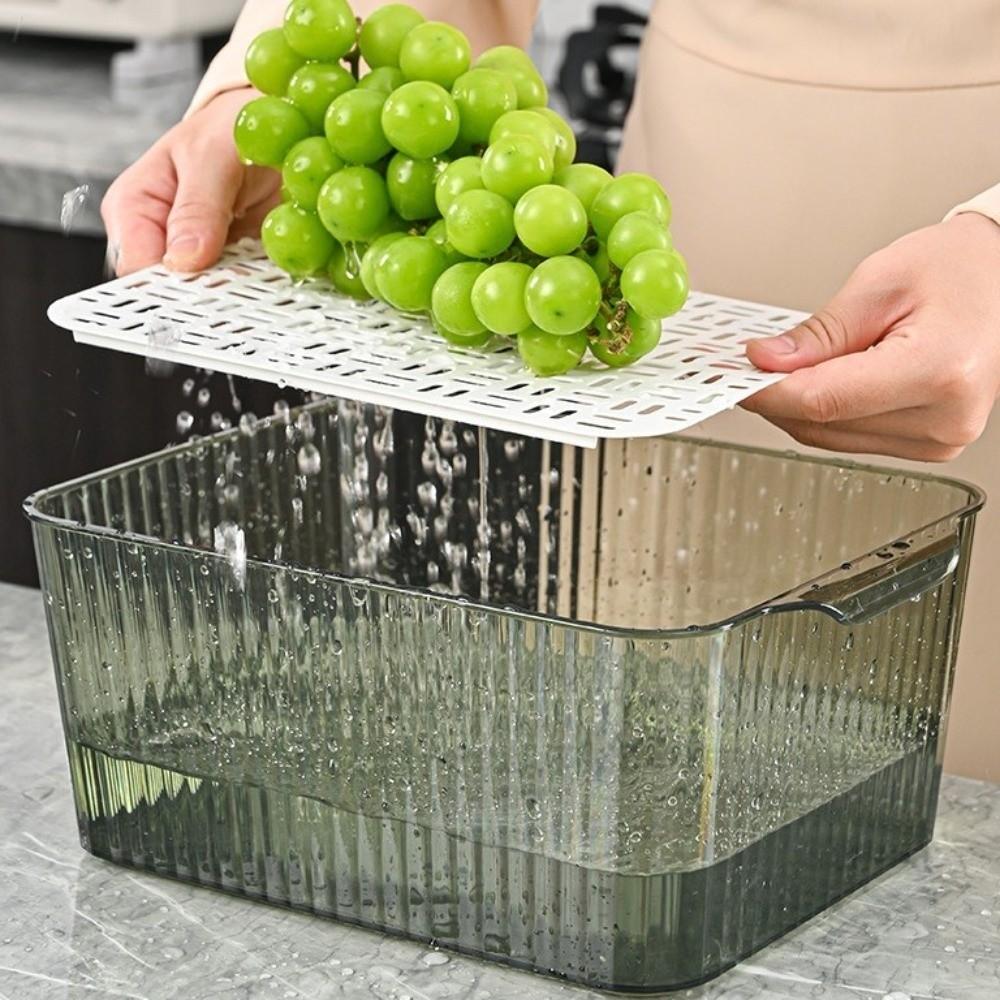 Food-Grade Refrigerator Storage Box Stackable Kitchen Organizer Fridge Egg Holder  Picnic