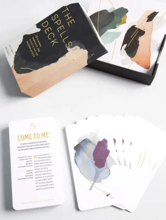 Kancharo 78-Card Tarot Card Set [The Spells Deck] Includes a Basic Japanese Tarot Card Instruction Manual and Pouch (Authentic)