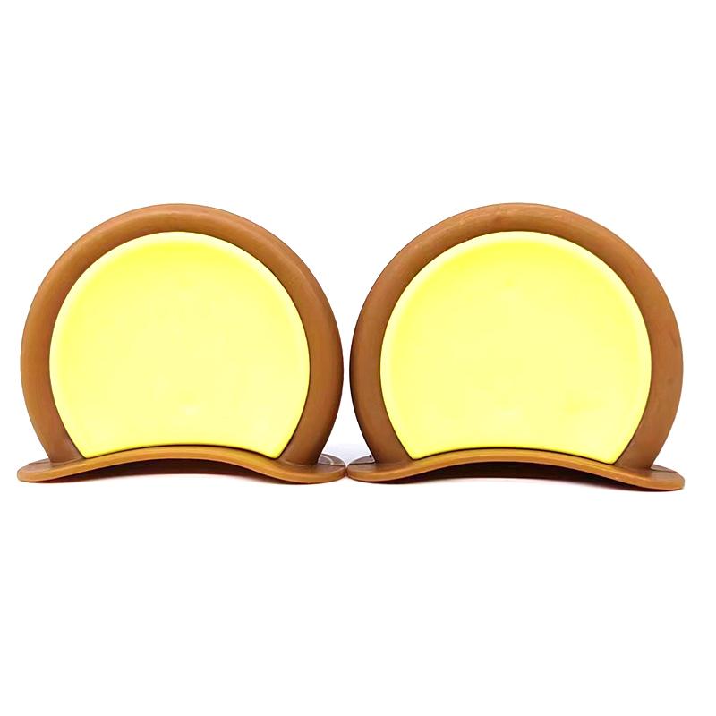 2 Stücke Bunte Motorradhelm Bärenohren Dekor Universal Motorrad Fahrrad Auto Styling Dekoration Helm Aufkleber Zubehör