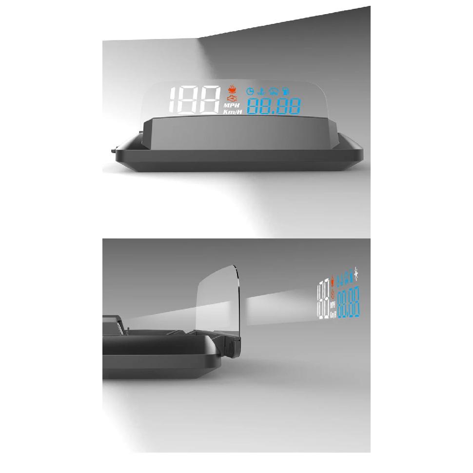 H400S Head-Up Display Universal HUD Driving Computer OBD Speed Projector Fuel Mileage Alarm Car Accessories