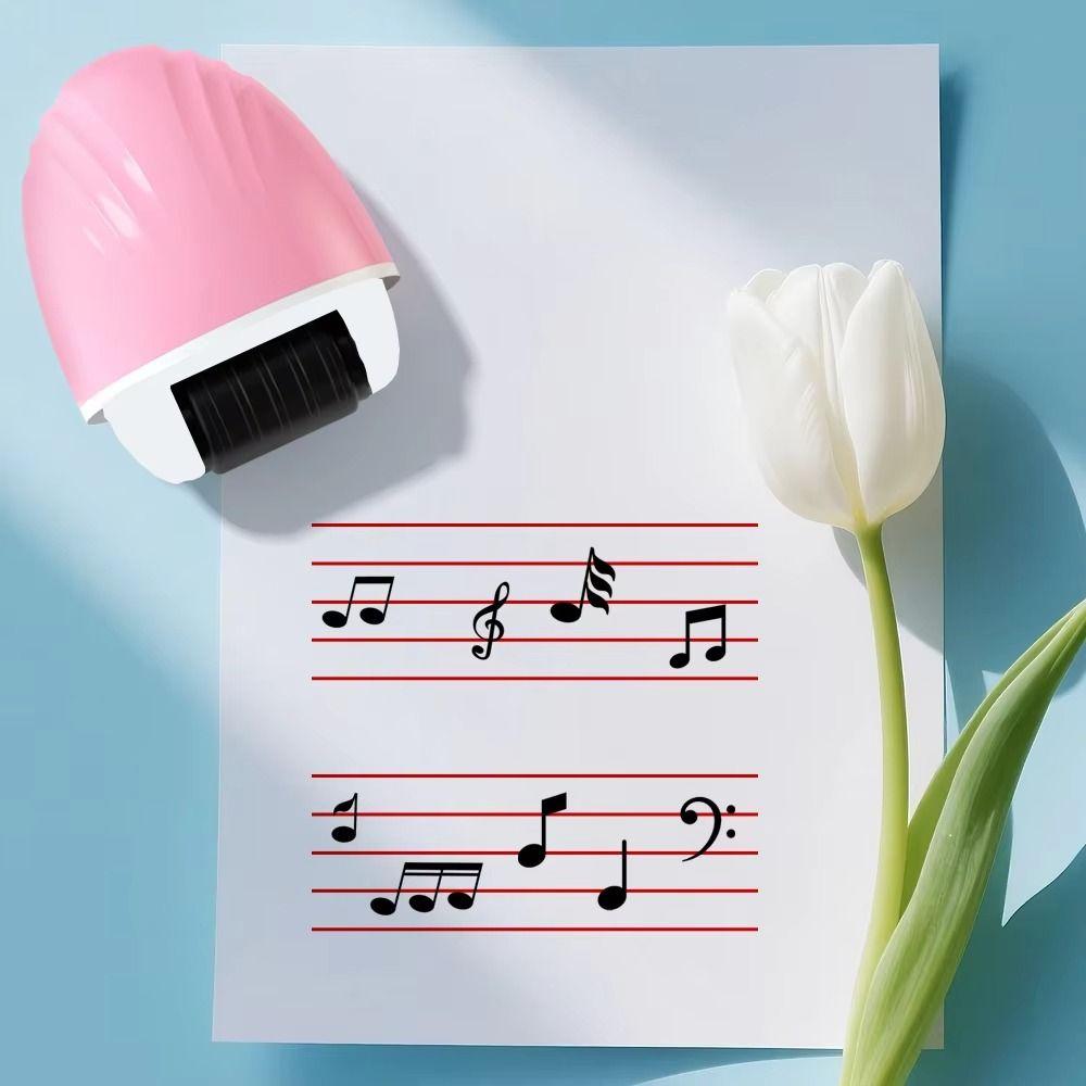 Score Printing Musical Staff Seal Convenient Score Seal Piano Staff Scroll Seal Guitar Ukulele
