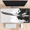 Japanese Katana Samurai Mouse Pad Large Computer Office Game Xxl Rubber Antislip Gaming Keyboard Mousepad Hd Printing Desk Mat