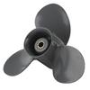 Outboard Propeller 3 Blades 9 1 4in Diameter 10 Tooth RH Rotation Replacement for 8‑20HP 2‑1 2in Gearcase