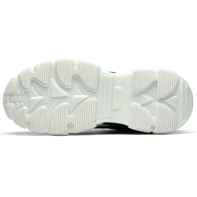 FILA Fashion Sneakers Leather Comfortable Versatile Low-Top Casual Shoes Men sneakers Black White F12M134144FBK
