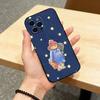 P-Paddington Bear Cut Phone Case For iPhone 17,16,15,14,13,12,11 Plus,Pro Max,XS,Soft Silicone Black Cover