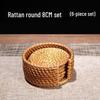 Handmade Vietnamese Rattan Tea Coasters and Placemats for Tea Ceremony