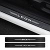 Xkzh8 Car Door Sill Stickers For Arona Ateca Toledo Ibiza Leon Alhambra Altea Arosa Cordoba Exeo Mii Tarraco Carbon Fiber Pattern