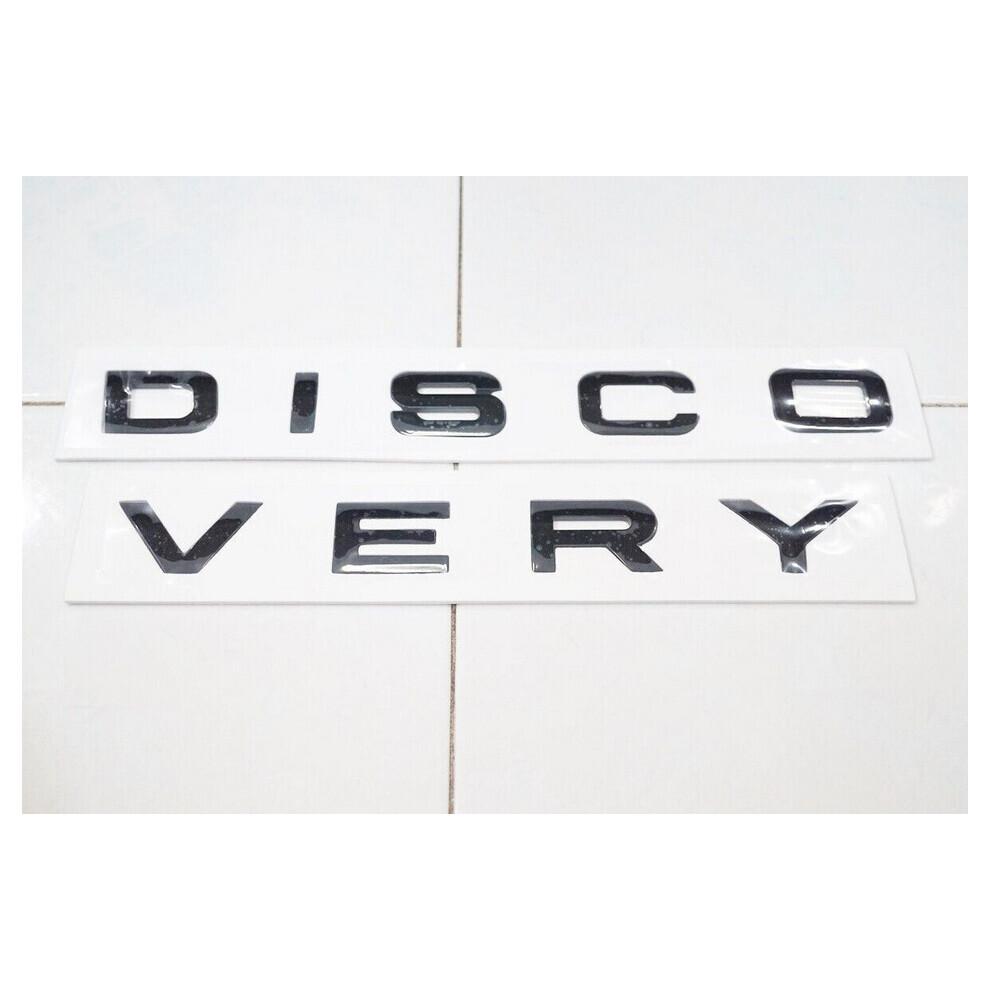 2-Set Land Rover Discovery 5 Bonnet & Tailgate Lettering Kit – Front Hood + Rear Boot Decals