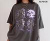 Three Owls Moon T-Shirt, Vintage Owls Full Moon Howling Tee, 90s Animal Graphic Tee, Owl Lover Gift, Galaxy Owl Shirt, Comfort Colors Shirt