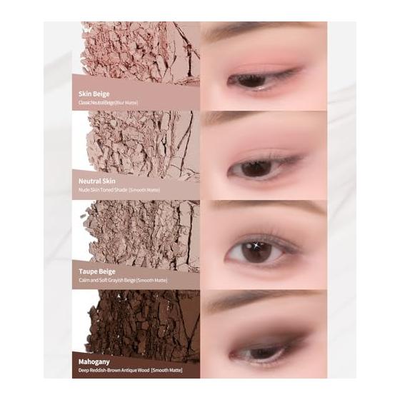 [Heart Percentage] Dote On Mood Eye Palette (08 Neutral Muse Facets)