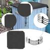 Air Conditioner Cover Mesh AC Unit with Cord Oxford Cloth for Home Backyard