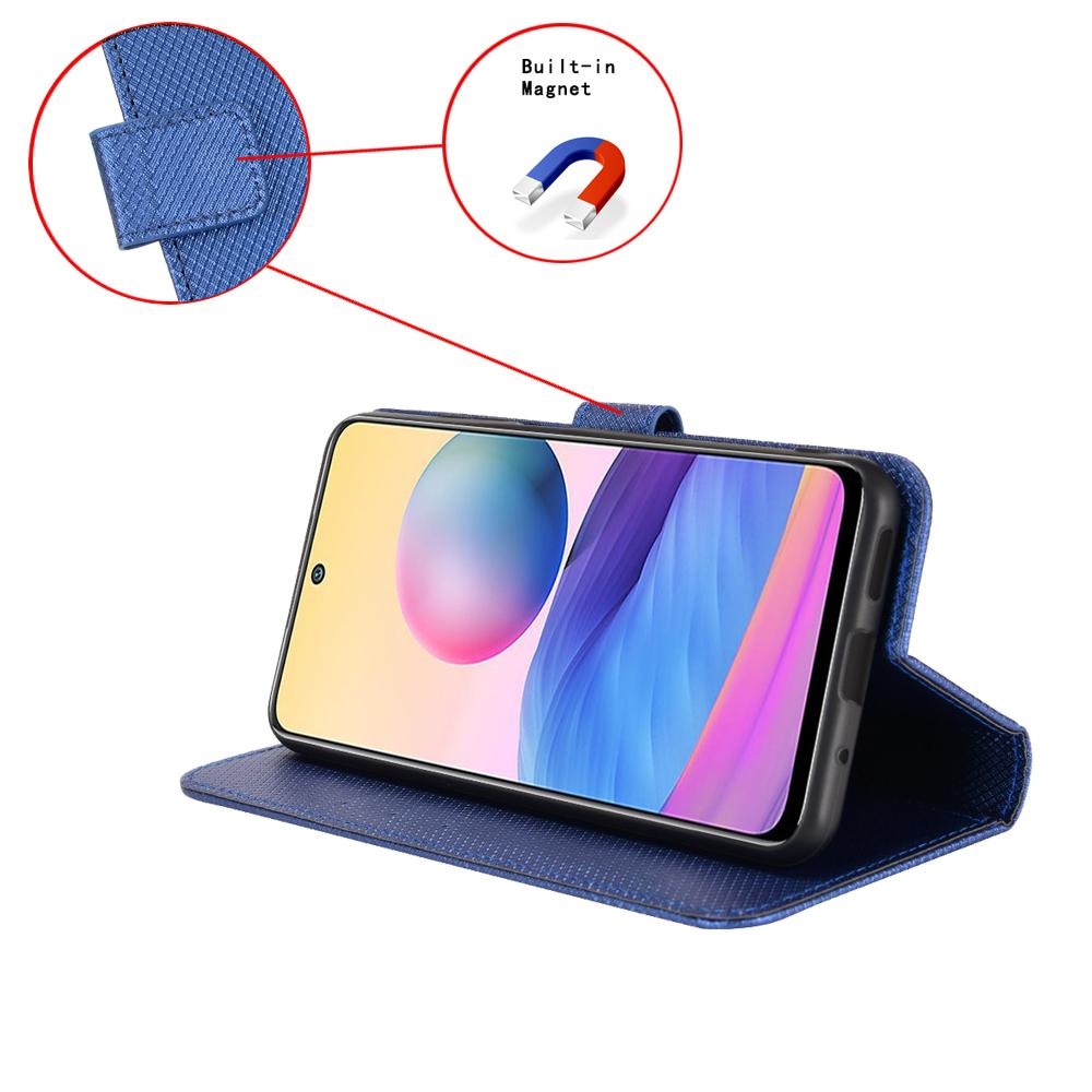 For Xiaomi Redmi Note 13 Pro+ 5G Case TPU+PU Leather Wallet Smartphone Shell Cover