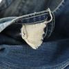 OSHKOSH 50s 60s Vintage Triangle Tag Denim Overall Blue Union Ticket Women Used