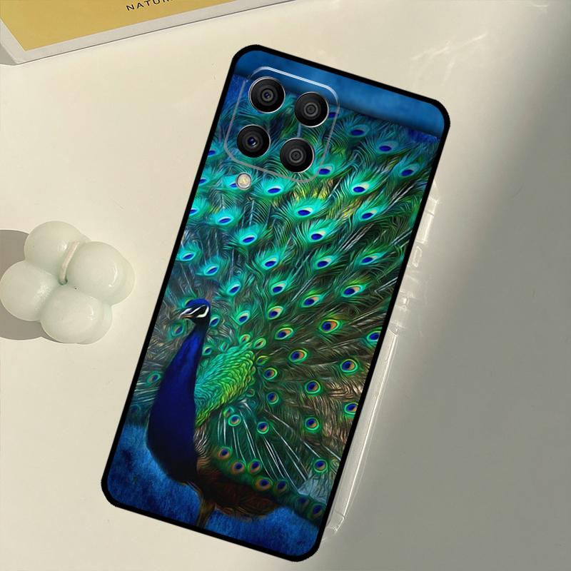 

Bird Peacock Feather For Samsung Galaxy M31 M16 M11 M21 M13 M33 M35 M53 M55 M15 M14 M34 M54 M12 M32 M52 M06 Case Samsung M06