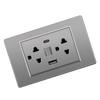 Thailand Type Electrical Wall Receptacle Outlet Space Saving USB Type C Wall  r Outlet for Home