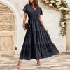 Women's Flowy Dresses Women's Summer Dresses Casual Short Sleeve Maxi Dresses Formal Maxi Dresses