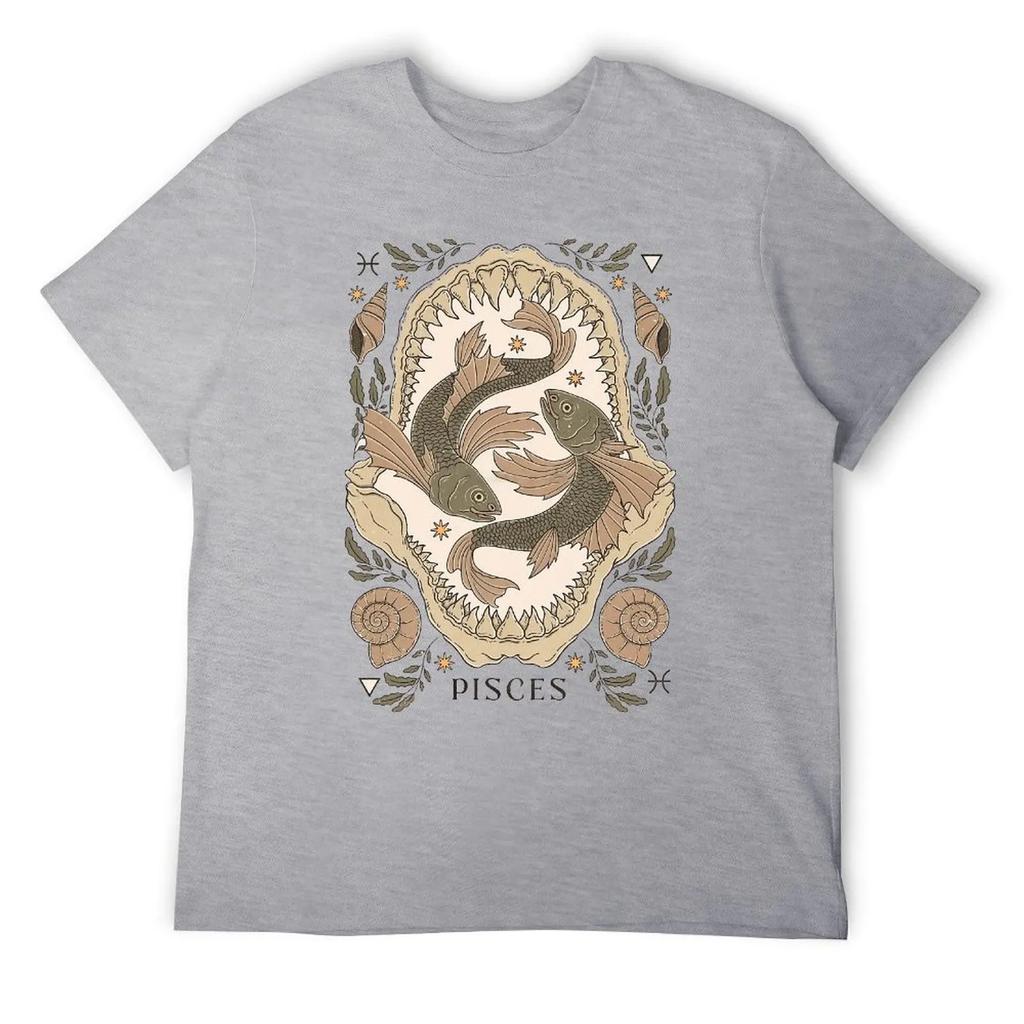 Fresh Pisces Twelve Constellation (12) T-shirt  Move T-shirts Casual Graphic Funny Novelty Leisure USA Size