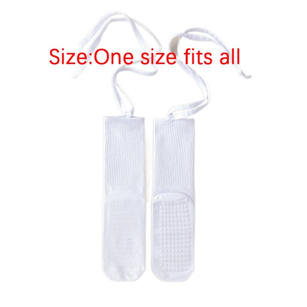 Lace-up Yoga Socks Candy Color Mid-calf Socks New Dance Socks  Women