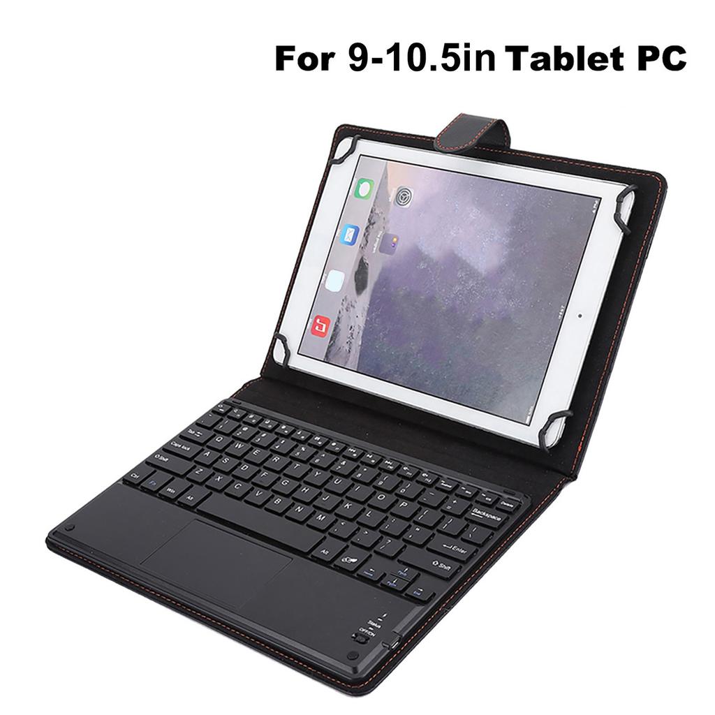 72 Stunden funktionierende Bluetooth-Touchpad-Tastatur mit Schutzhülle für 9-10,5-Zoll-Tablet-PC